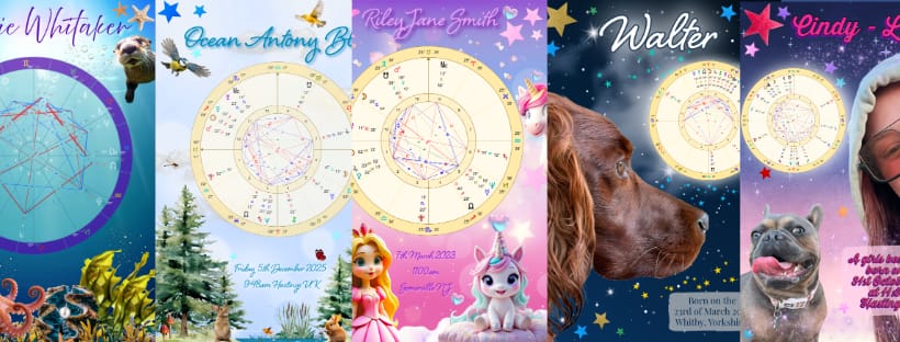 Personalised Natal charts